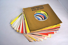 Clean Lot of 30 Vintage 45 rpm 7" Company Sleeves Lot D 