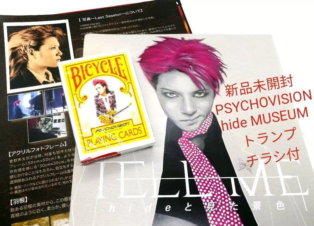 PSYCHOVISION hide MUSEUM Playing Card Limited & Flyer NEW | eBay