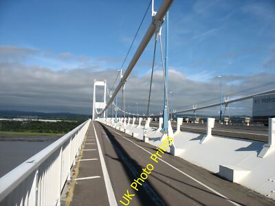 Photo 6x4 The Severn Bridge Beachley On the footpath and cycle track on t c2015