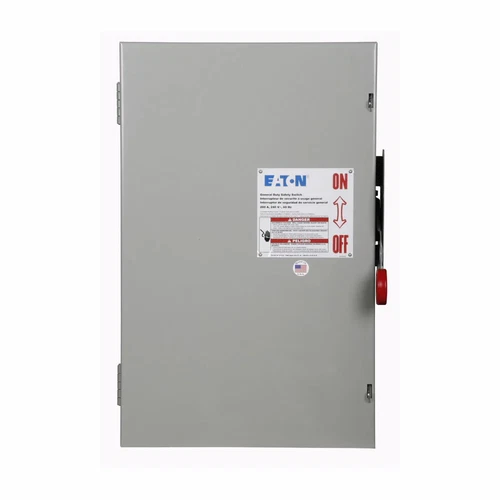 Eaton DG Series Fusible Safety Switch, 240V, 200A, 2 Poles, 15-50 Hp
