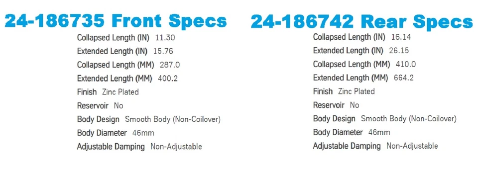 Bilstein B8 5100 Front & Rear Shocks for 99-10 Silverado Sierra 1500HD 2500 3500 - Image 3 of 4
