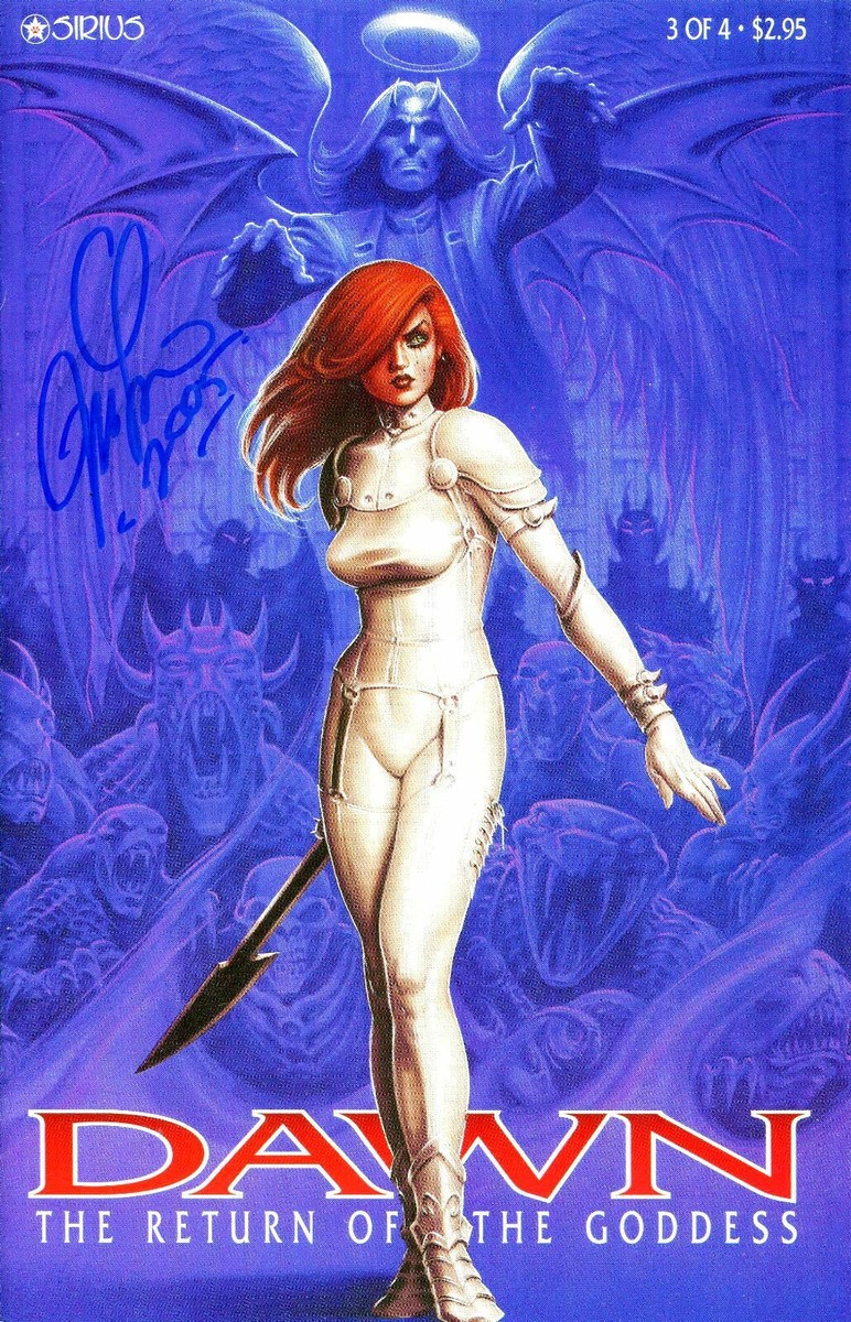 DAWN THE RETURN OF THE GODDESS #3 SIGNED BY ARTIST JOSEPH MICHAEL