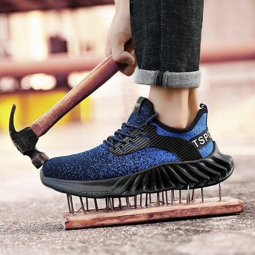Mens Steel Toe Safety Shoes Non-slip 