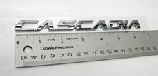 Freightliner Cascadia Rear Trunk Lid Emblem Logo Badge Nameplate Decal 6.6"x.51"