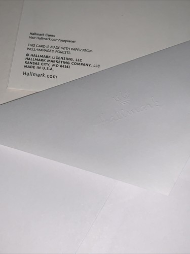 Hallmark 50th Golden Anniversary Card: Love Birds Gift From Above Blessing Honor - Picture 5 of 6