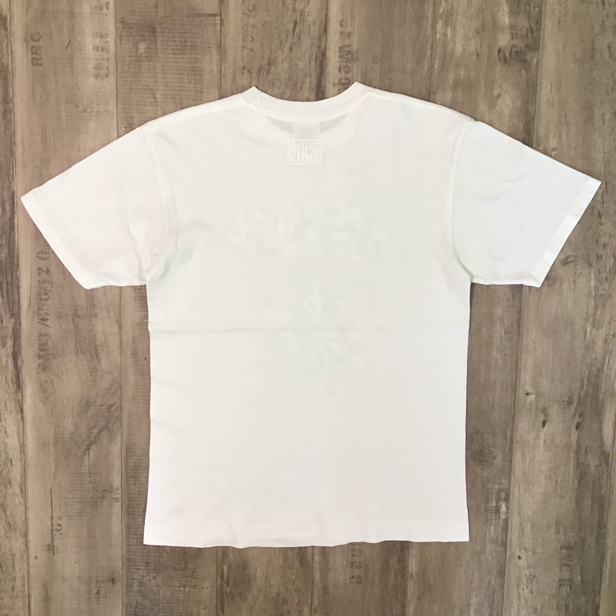 APE BAPE KAWS トライバルカモ　CAMO 迷彩　tシャツ M BAPE × kaws bendy ape head T-shirt ABC camo green Gray A
