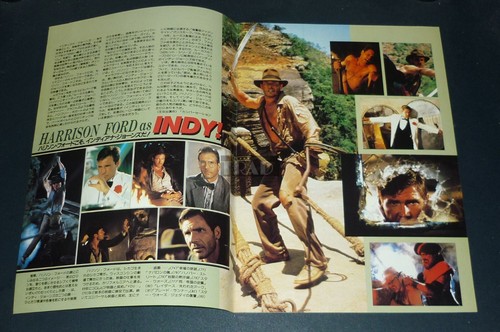 HARRISON FORD Indiana Jones and the Temple of Doom 1980s JPN MOVIE PROGRAM BOOK - Picture 3 of 14