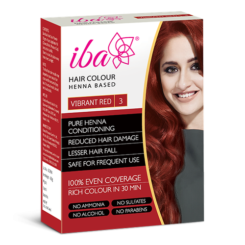 Iba Pure Henna Based Halal Vegan Hair Colour Black Dark Brown Vibrant Red - Picture 16 of 21
