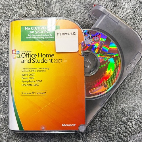 Microsoft MS Office 2007 Home and Student Licensed 3 PC Full Retail - Picture 3 of 3