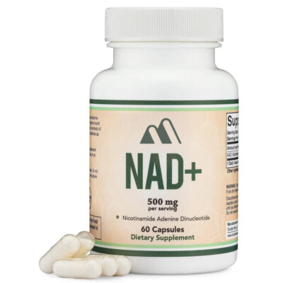 60 Capsules 500mg NAD Supplement Vegetarian Capsules