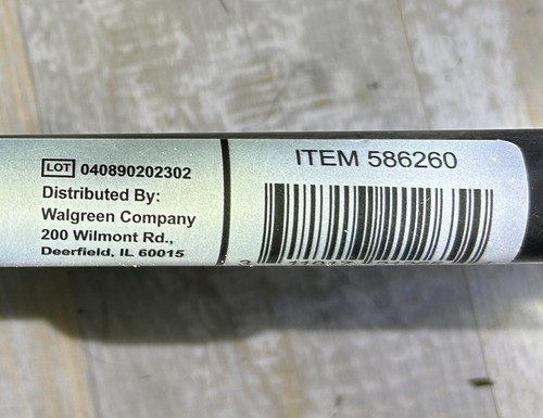 Walgreens Quad Cane, Small Base, Black! Adjustable Height & Supports up to 300Ib - Picture 3 of 5