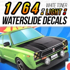 1/64 Scale '73 HONDA CIVIC Head Tail Light WaterSlide Decal for Hot
