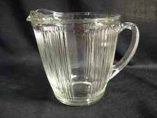 ECHO CHICAGO #7216 VERTICAL RIBBED PITCHER - MADE IN UNITED STATES OF AMERICA