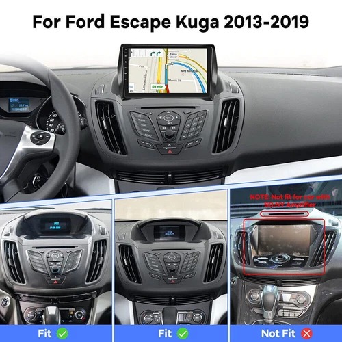 For 2013-2016 Ford Escape 9" Android 13 Apple Carplay Radio GPS NAVI WIFI W/CAM - Bild 5 von 24