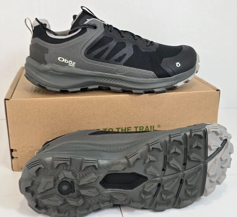 Oboz | Katabatic Low B-Day | Waterproof Outdoor Shoe | Women's | Black Sea