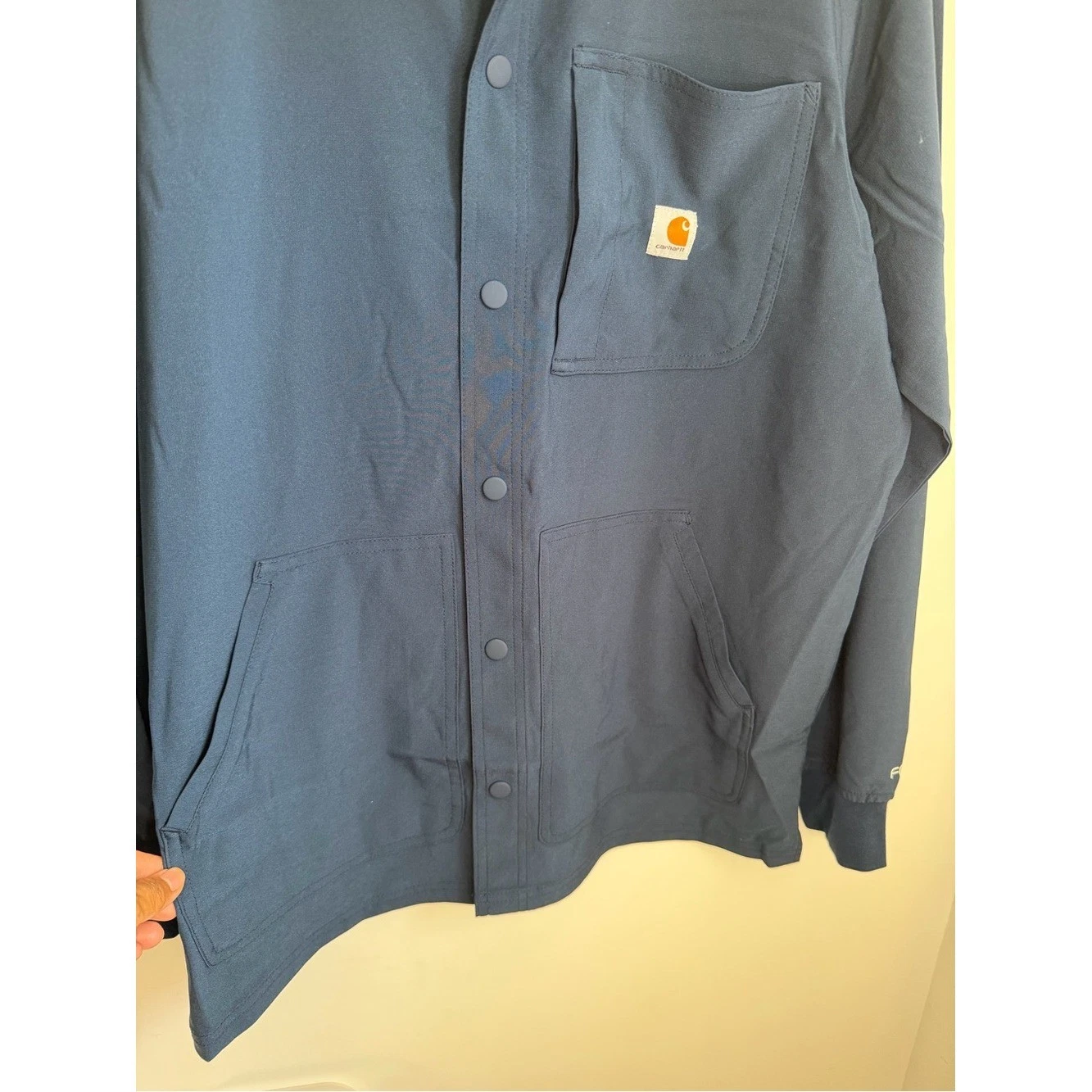 Carhartt Snap-Front Lightweight Unisex Adult Force Essentials Scrub Chore Coat image 6
