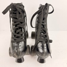 Patines Cuádruples Talla 4 Negros Clásicos Exterior Interior Patines Botas de caña alta
