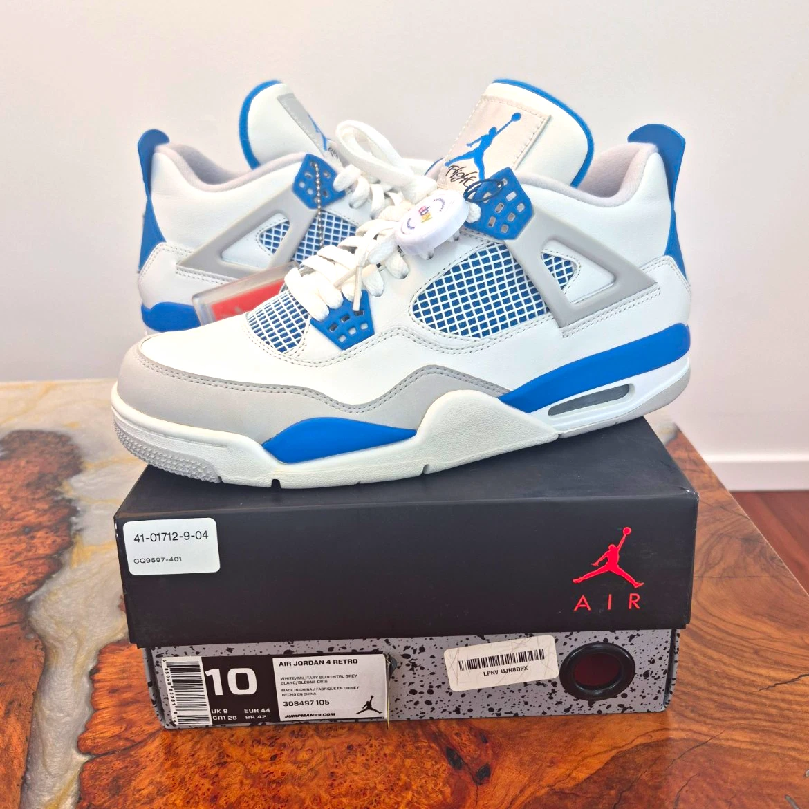 Jordan 4 Retro Blue 2019 for Sale | Authenticity Guaranteed | eBay