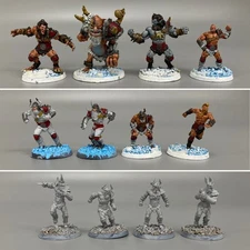 NORSE FANTASY FOOTBALL TEAM MEIKO MINIATURES METAL BLOOD BOWL PROXY