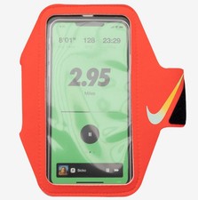 Image of Nike LEAN Plus Arm Band Bags Running Red Pouch Cell Phone Sacks Bag AC4398-634