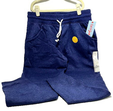 Cat Jack Boys Jogger Sweatpants Navy Blue XL 14/16 NWT Soft Fleece Drawstring