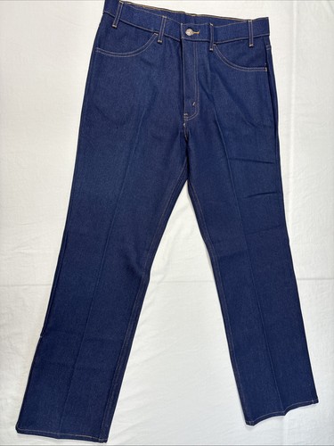 LEVI STRAUSS Vintage 547 Relaxed Stretch Cotton Denim Jean 36x29 Dark Blue 98’ - Picture 6 of 12