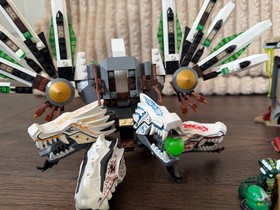 LEGO NINJAGO: Epic Dragon Battle (9450)-99% complete+FIGS+Instructions