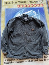 Carhartt Chatfield Quilt Lined Jacket Shacket Men’s M Black 101466 001 Distress