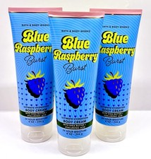 3 Blue Raspberry Burst 8 oz Ultimate Hydration Body Cream Bath Body Works New