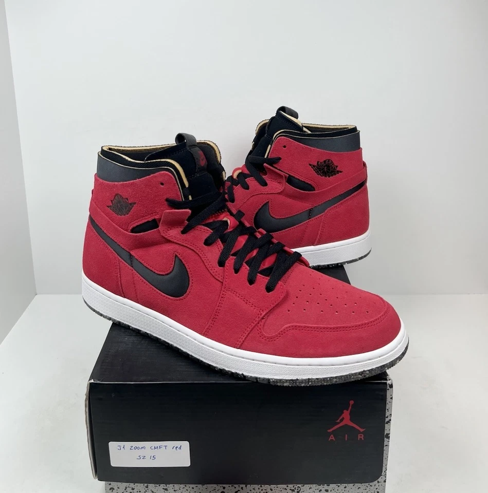 Talla 15 - Air Jordan 1 Zoom Comfort Gimnasio Alto Rojo❤️ ¡NUEVO! Foto 2 de 4