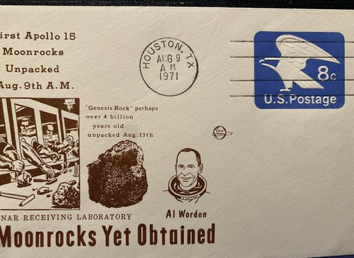 APOLLO 16 : OLDEST MOONROCKS YET OBTAINED UNPACKED HOUSTON 9 AUG 1971 - Picture 3 of 4