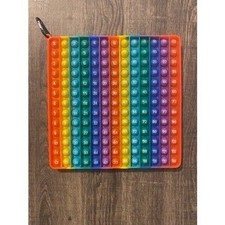 100 Count Multiplication Rainbow Pop It Fidget Toy 10x10 Grid Math Learning Toy