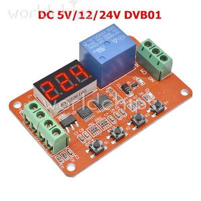 DC 5/12/24V DVB01 Digital Display Voltage Comparator Measurement Charge Module