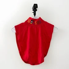 Disney Mickey Mouse Red Sleeveless Mock Neck Top One Size