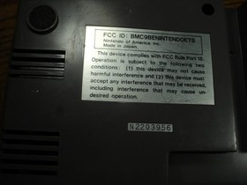 Nintendo NES Console No. NES-001  Parts /Repair   Powers Up   Untested