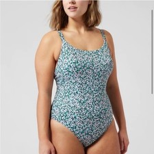 Athleta Hermosa Large ditzy floral One Piece Swimsuit Bathing Suit New 