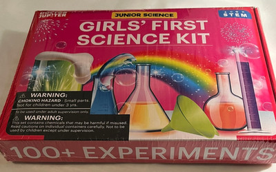 Doctor Jupiter Girls First Science Kit 100+ Experiments STEM Toy Ages 4+ New