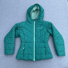 Columbia puffer jacket kids youth XS Teal col...