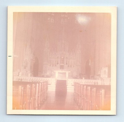 Old Vintage Square Color Photo DENVER CO IMMACULATE CONCEPTION CATHEDRAL
