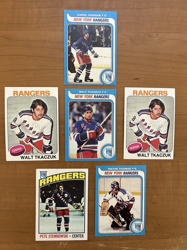 1970’s NYRangers Mixed Lot 115 Cards Davidson Giacomin Park Stemkowski Vickers - Picture 18 of 19
