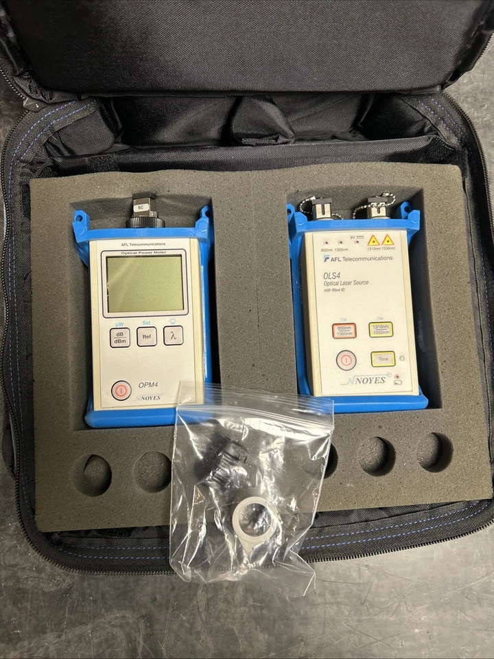 AFL Noyes OPM4 Optical Power Meter w OLS4 Optical Light Source. Siehe Beschreibung - Bild 2 von 4