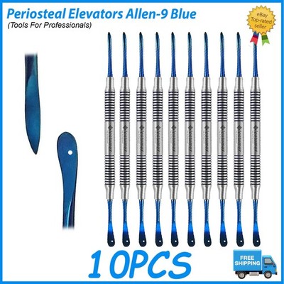 Allen #9 Blue Periosteal Elevator Durable Surgical Instrument for Oral & Dental