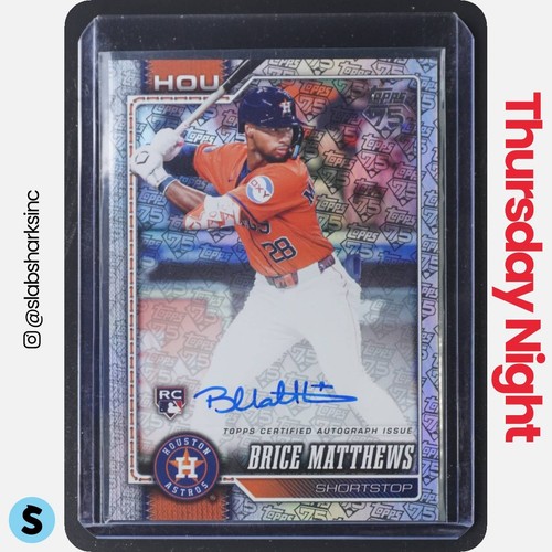 2026 Topps Series 1 Brice Matthews 75th Anniversary (RAW)