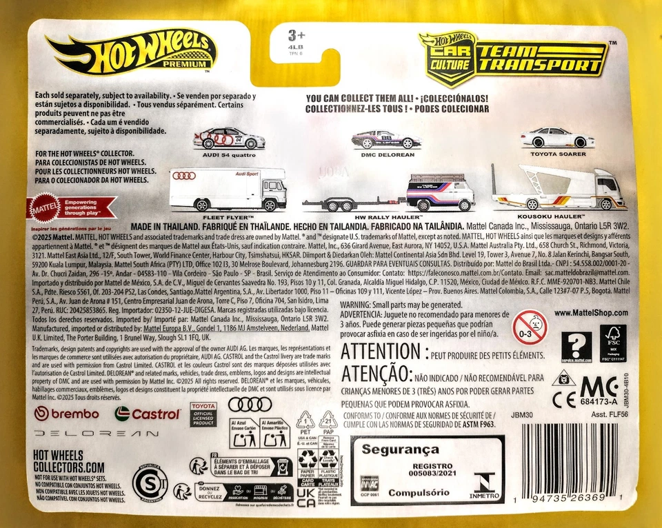 Hot Wheels Premium Team Transport JBM30 Audi S4 Quattro/Fleet Flyer #77 - Изображение 2 из 2