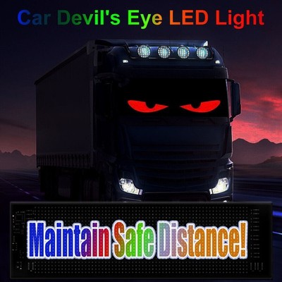 LED RGB Car Eye Sign Animation Matrix USB Panel DIY Programmable Bluetooth Pixel