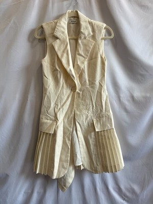 Sandro Carine Sleeveless Mini Dress Size 34 with Stains