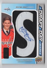 2012-13 SP GAME USED DRAFT DAY  MARKS Filip Forsberg Rookie /35 Nashville