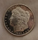 *1891 S* Morgan Dollar $1 - STRONG PL/DMPL DPL MIRRORS CAMEO, GEM BU MS++ #284