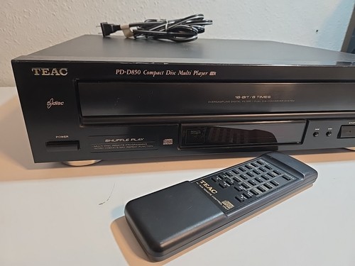 Teac PD-D850 5 Disc Compact Disc Multi Player CD Changer Remote Cables Manual - Picture 2 of 8