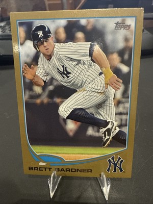   2013 Topps Gold /2013 Brett Gardner #413 # d 1232/2013 GET THIS ONE, Now!